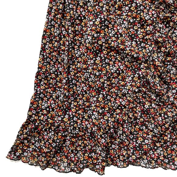 Ditsy Floral Surplus Mini Dress Cowgirl Dress - Size M - Picture 6 of 11